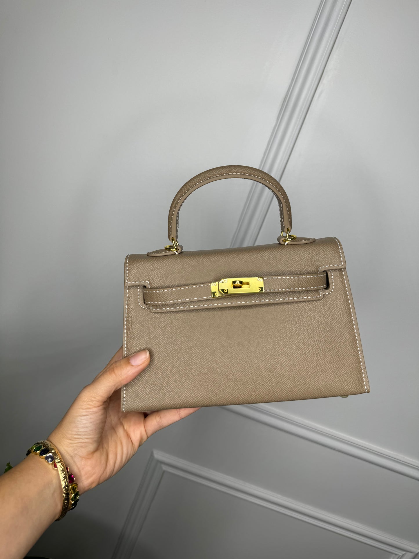 London Bag  22 ‘ Taupe Or