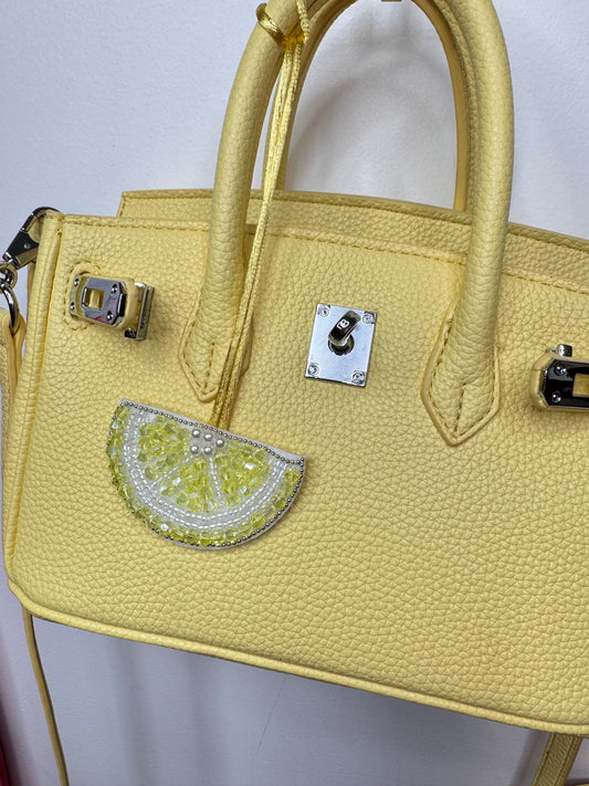 Charm perlé Lemon